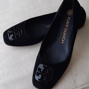 Tory Burch GEORGIA BALLET FLAT, black, size 7.5